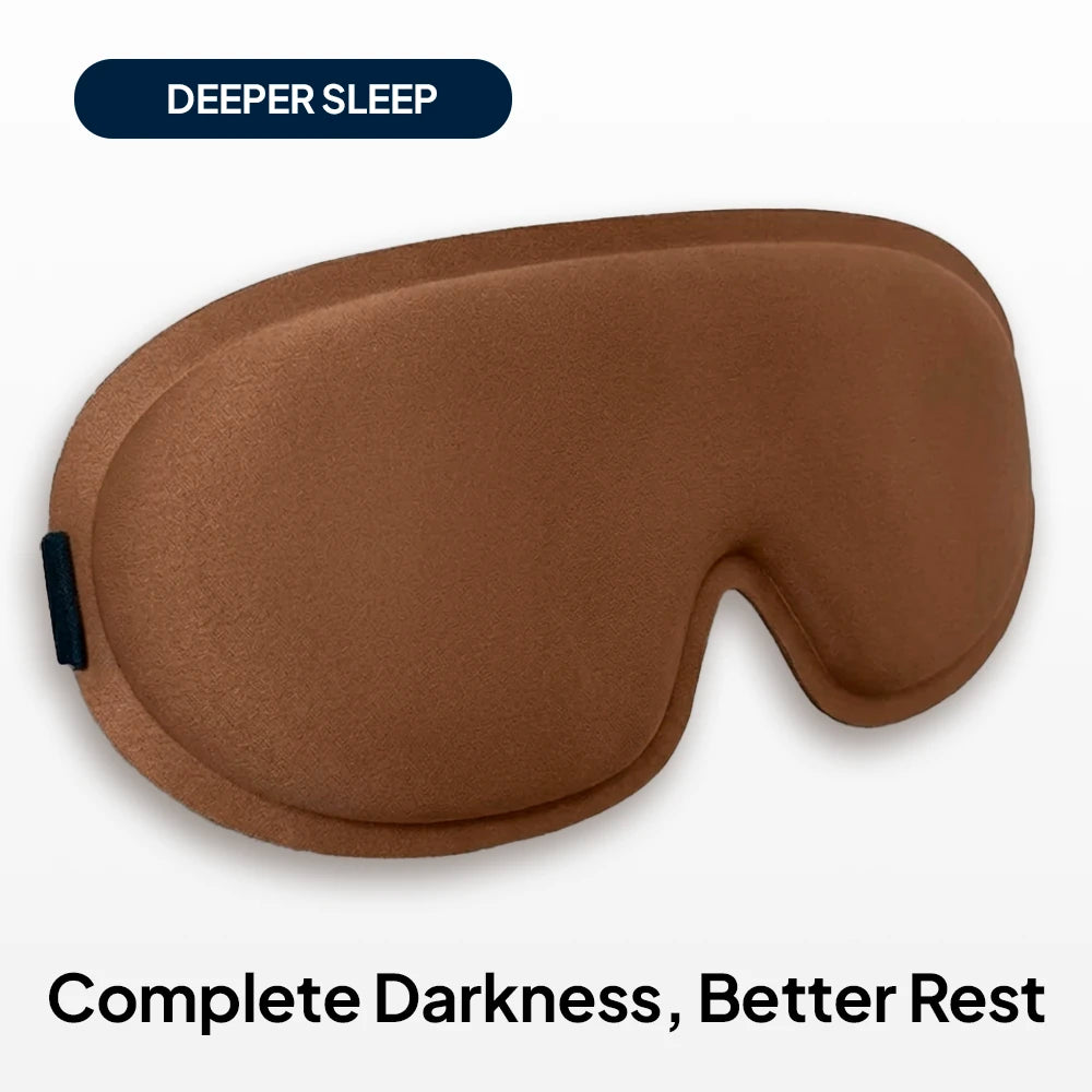 Camel Total Blackout 3D Sleep Mask designed for deeper, more restful sleep